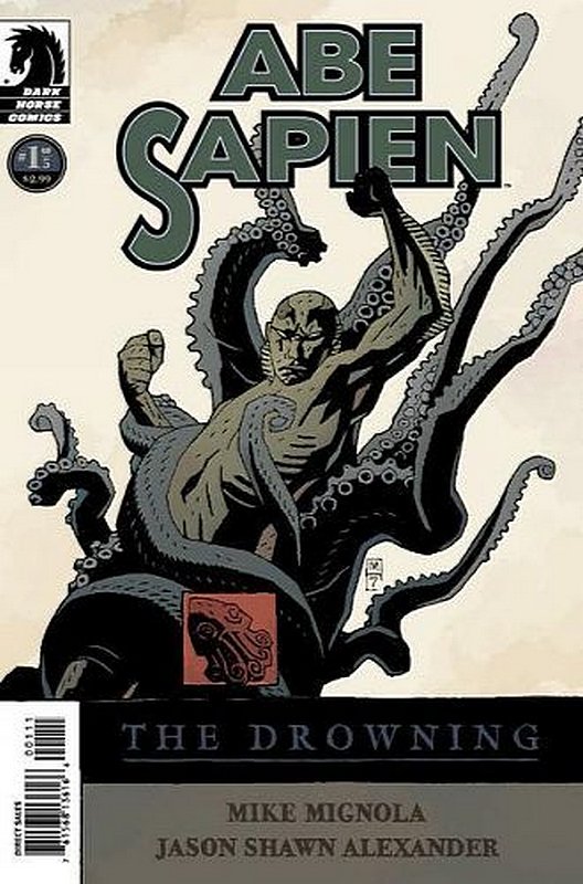 Cover of Abe Sapien: The Drowning #1. One of 250,000 Vintage American Comics on sale from Krypton!