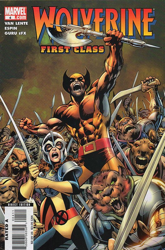 Cover of Wolverine: First Class (Vol 1) #4. One of 250,000 Vintage American Comics on sale from Krypton!