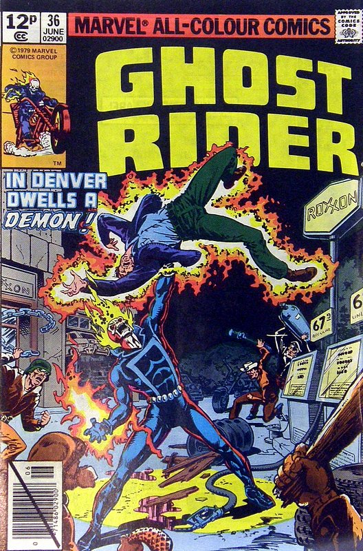Cover of Ghost Rider (Vol 1) #36. One of 250,000 Vintage American Comics on sale from Krypton!