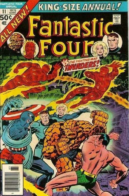 Cover of Fantastic Four Annual #11. One of 250,000 Vintage American Comics on sale from Krypton!