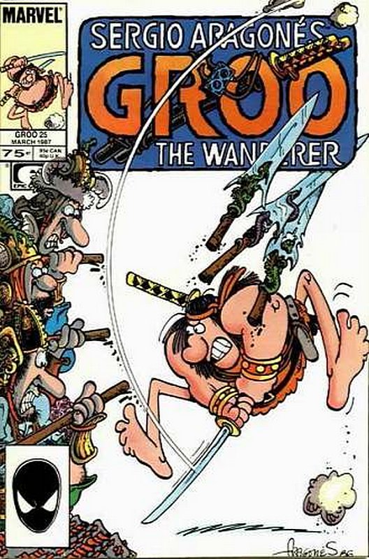 Cover of Groo the Wanderer (Vol 1) #25. One of 250,000 Vintage American Comics on sale from Krypton!