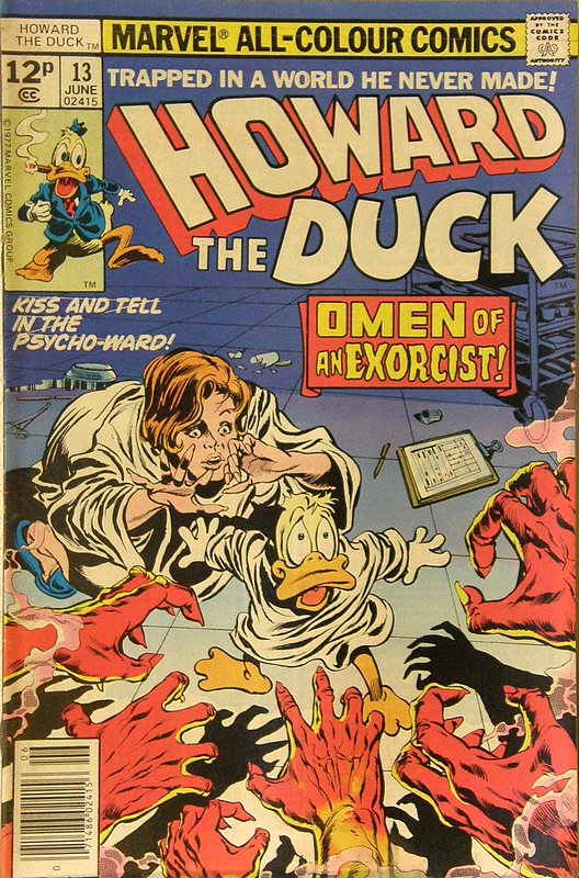 Kiss App<br> Cover of Howard the Duck (Vol 1) #13. One of 250,000 Vintage American Comics on sale from Krypton!