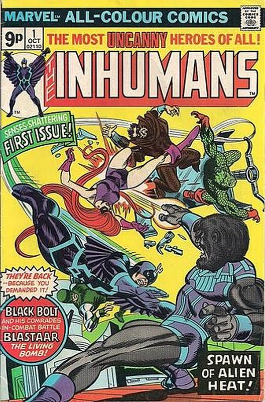 Cover of Inhumans (Vol 1) #1. One of 250,000 Vintage American Comics on sale from Krypton!