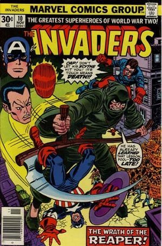 Cover of Invaders (Vol 1) #10. One of 250,000 Vintage American Comics on sale from Krypton!
