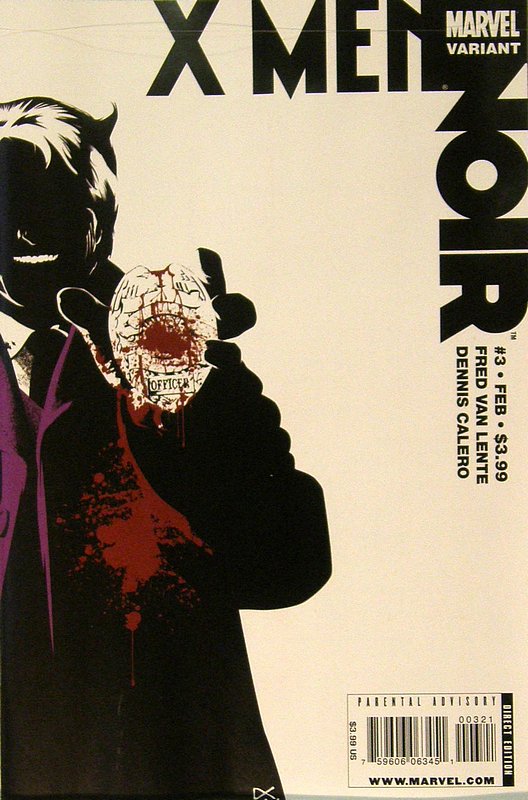 Cover of X-Men: Noir #3. One of 250,000 Vintage American Comics on sale from Krypton!