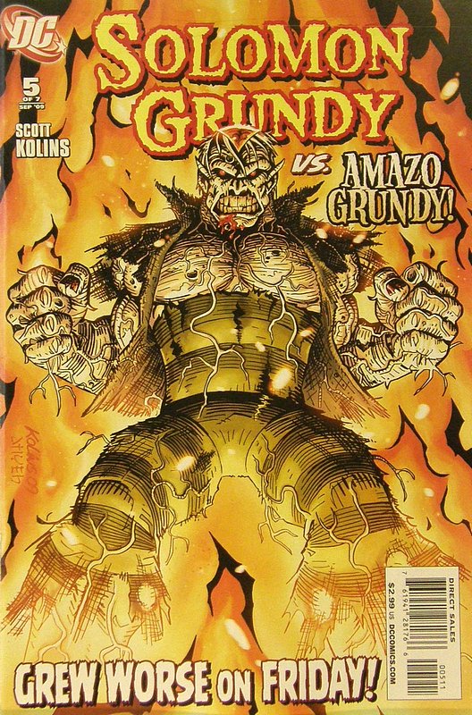 Cover of Soloman Grundy (2009 Ltd) #5. One of 250,000 Vintage American Comics on sale from Krypton!
