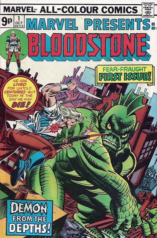 1st Bloodstone<br> Cover of Marvel Presents (Vol 1) #1. One of 250,000 Vintage American Comics on sale from Krypton!