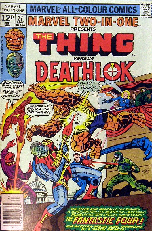 Cover of Marvel Two-in-one (Vol 1) #27. One of 250,000 Vintage American Comics on sale from Krypton!