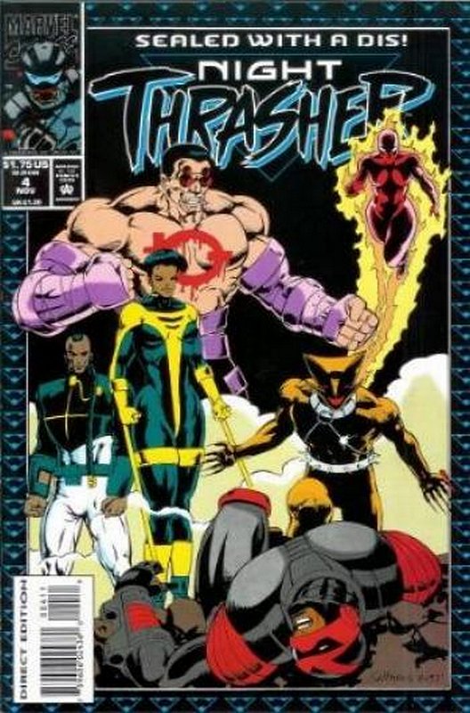 Cover of Night Thrasher (Vol 1) #4. One of 250,000 Vintage American Comics on sale from Krypton!