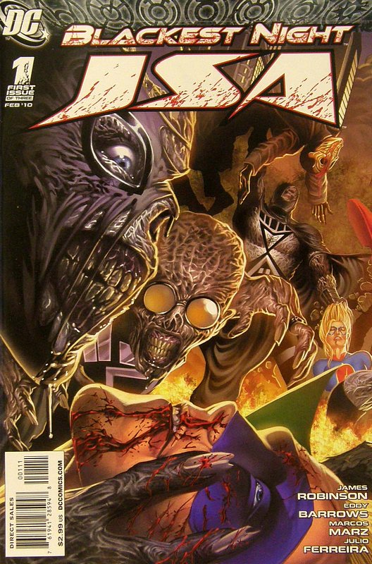 Cover of Blackest Night: JSA (2009 Ltd) #1. One of 250,000 Vintage American Comics on sale from Krypton!