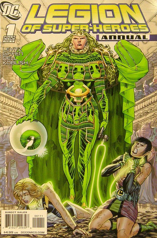Cover of Legion of Super-Heroes Annual (Vol 5) #1. One of 250,000 Vintage American Comics on sale from Krypton!