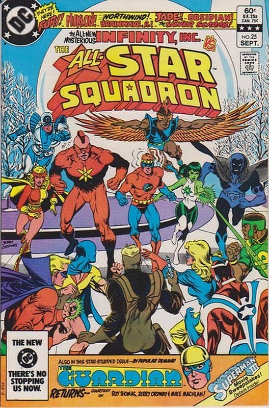 1st Nuklon<br> Cover of All-Star Squadron (Vol 1) #25. One of 250,000 Vintage American Comics on sale from Krypton!