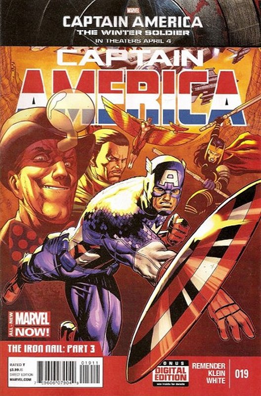 Cover of Captain America (Vol 7) #19. One of 250,000 Vintage American Comics on sale from Krypton!