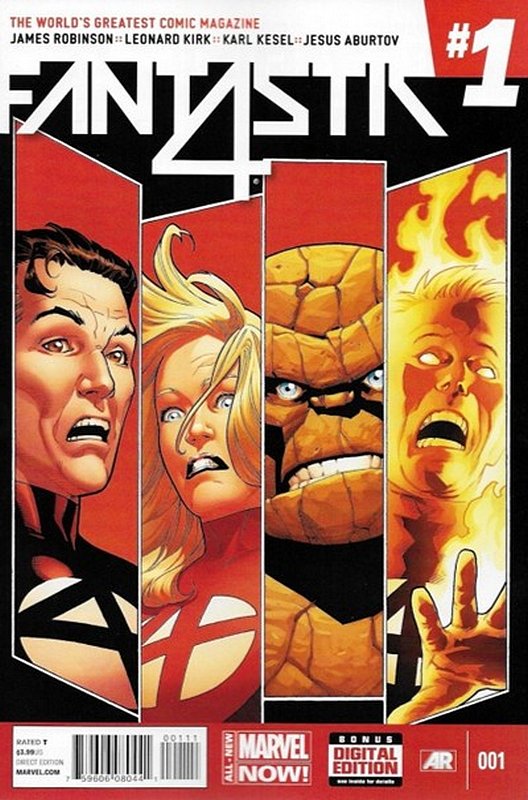 Cover of Fantastic Four (Vol 5) #1. One of 250,000 Vintage American Comics on sale from Krypton!