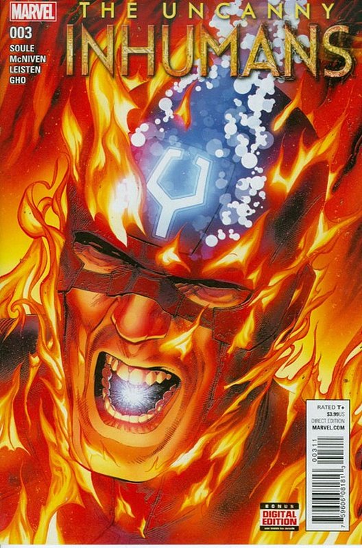 Cover of Uncanny Inhumans (Vol 1) #3. One of 250,000 Vintage American Comics on sale from Krypton!