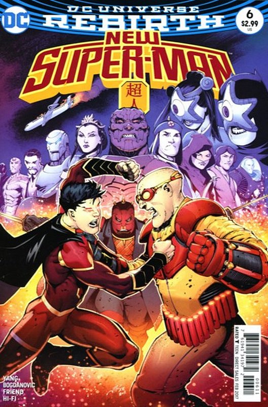 Cover of New Super-man (Vol 1) #6. One of 250,000 Vintage American Comics on sale from Krypton!