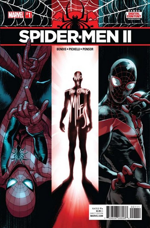 Cover of Spider-Men II (2017 Ltd) #1. One of 250,000 Vintage American Comics on sale from Krypton!