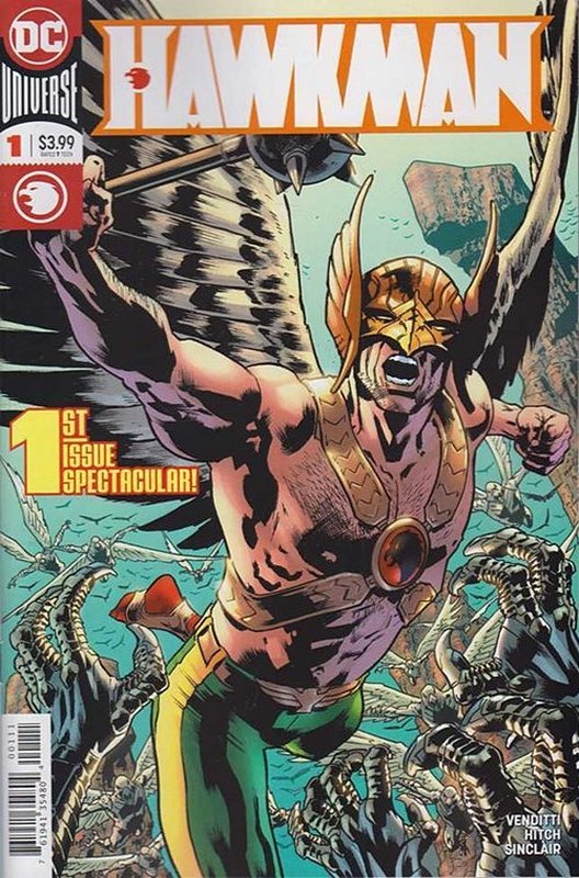 Cover of Hawkman (Vol 5) #1. One of 250,000 Vintage American Comics on sale from Krypton!