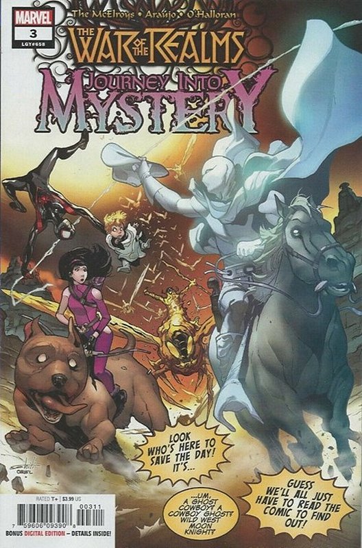 Cover of War of Realms: Journey into Mystery (2019 Ltd) #3. One of 250,000 Vintage American Comics on sale from Krypton!