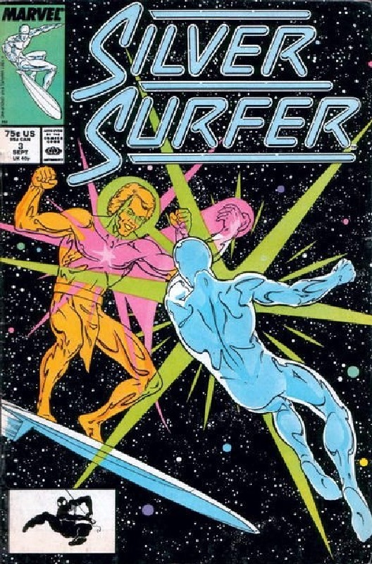Cover of Silver Surfer (Vol 2) #3. One of 250,000 Vintage American Comics on sale from Krypton!