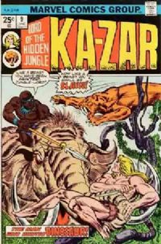 Cover of Ka-Zar (Vol 2) Lord of the Hidden Jungle #9. One of 250,000 Vintage American Comics on sale from Krypton!