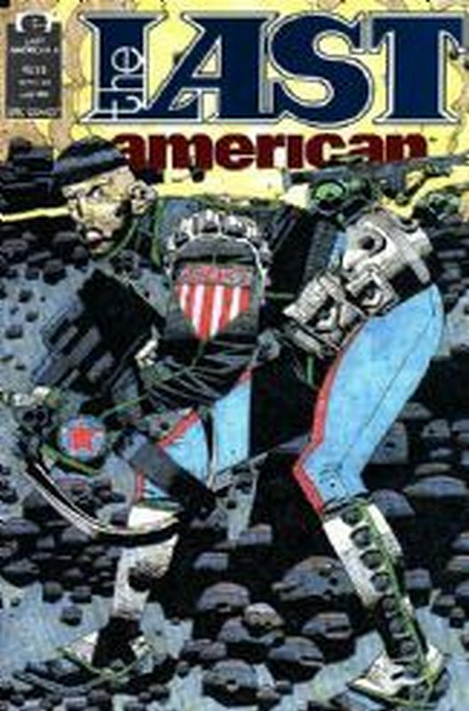 Cover of Last American (1990 Ltd) The #4. One of 250,000 Vintage American Comics on sale from Krypton!