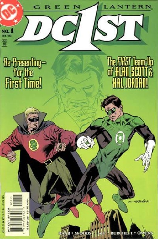 Cover of DC First: Green Lantern & Green Lantern #1. One of 250,000 Vintage American Comics on sale from Krypton!