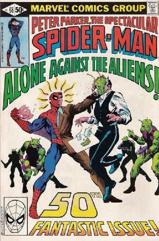Cover of Spectacular Spider-Man (Vol 1) #50. One of 250,000 Vintage American Comics on sale from Krypton!