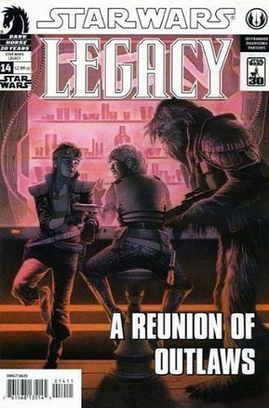 1st Gunn Yage<br> Cover of Star Wars: Legacy (Vol 1) #14. One of 250,000 Vintage American Comics on sale from Krypton!