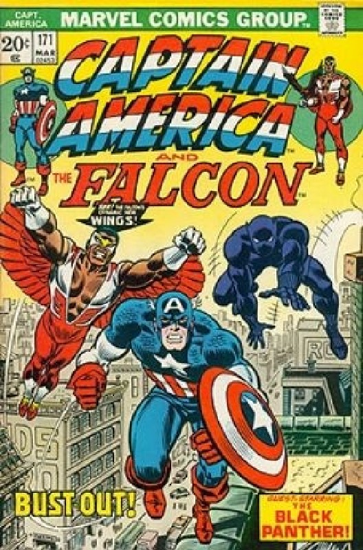 Black Panther Appearance<br> Cover of Captain America (Vol 1) #171. One of 250,000 Vintage American Comics on sale from Krypton!