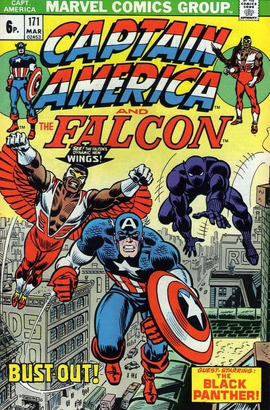 Black Panther Appearance<br> Cover of Captain America (Vol 1) #171. One of 250,000 Vintage American Comics on sale from Krypton!