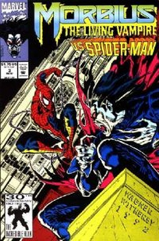 Cover of Morbius: Living Vampire (Vol 1) #3. One of 250,000 Vintage American Comics on sale from Krypton!