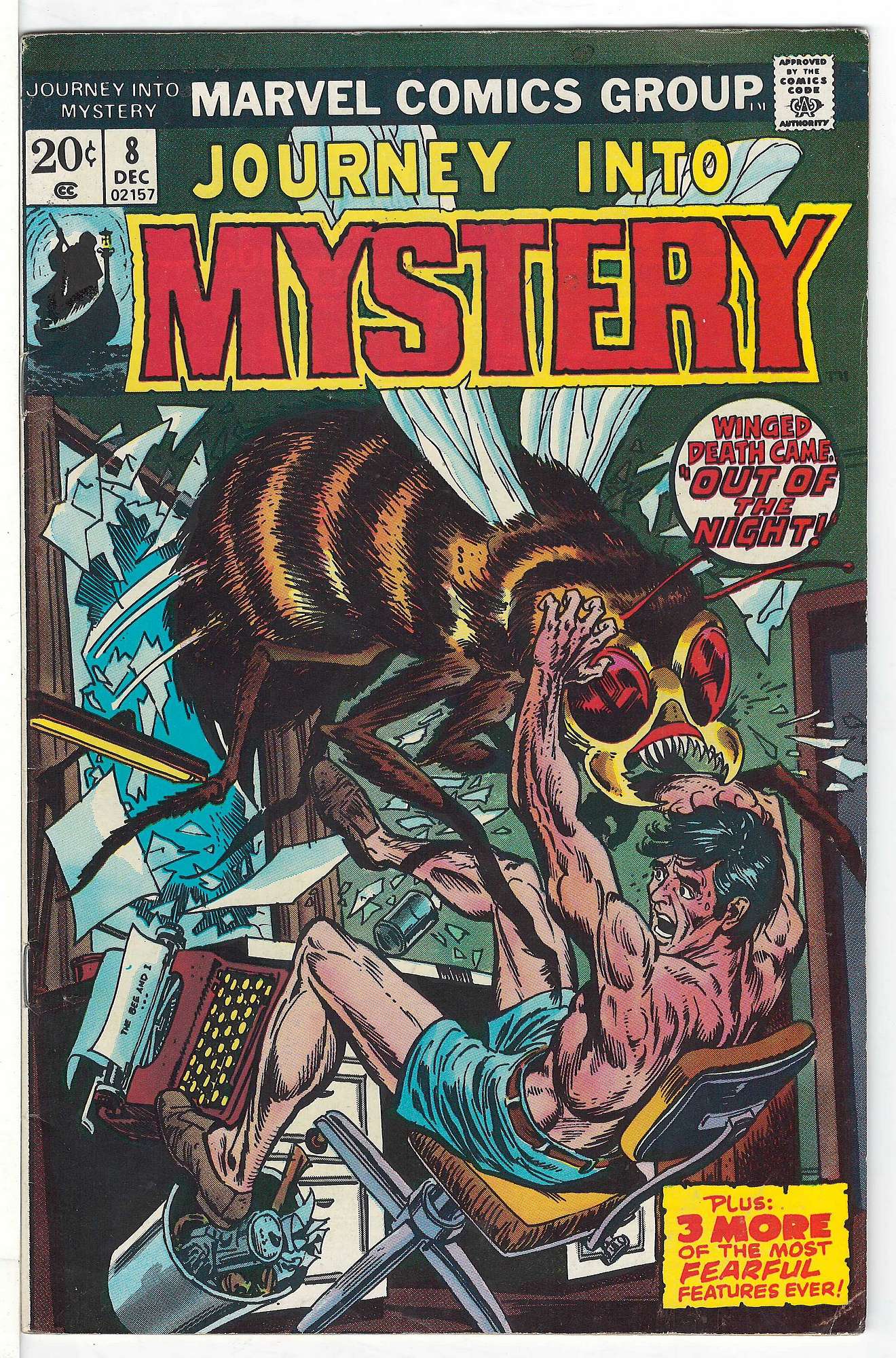 ACTUAL SCAN OF COMIC!<br> Cover of Journey Into Mystery (Vol 2) #8. One of 250,000 Vintage American Comics on sale from Krypton!