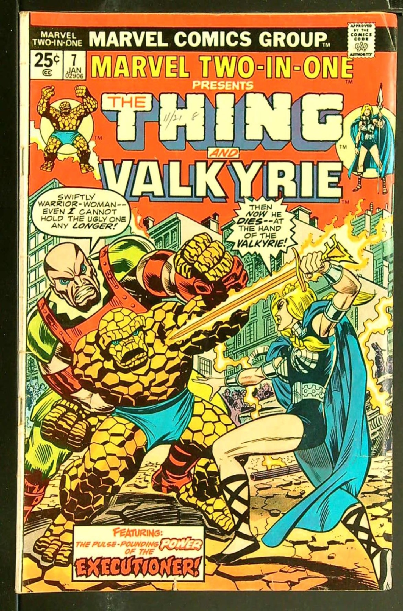 Cover of Marvel Two-in-one (Vol 1) #7. One of 250,000 Vintage American Comics on sale from Krypton!