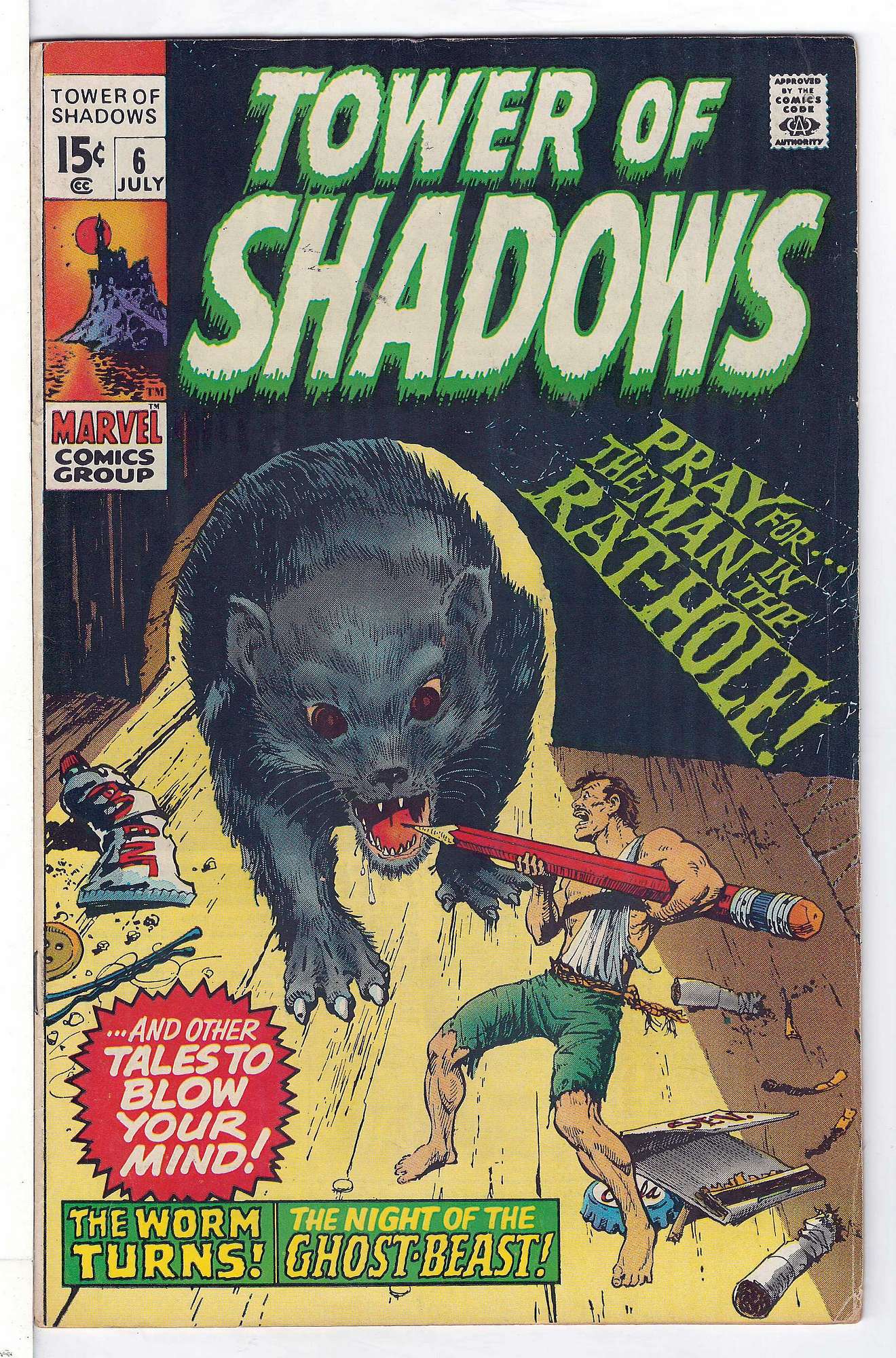 ACTUAL SCAN OF COMIC!<br> Cover of Tower of Shadows (Vol 1) #6. One of 250,000 Vintage American Comics on sale from Krypton!