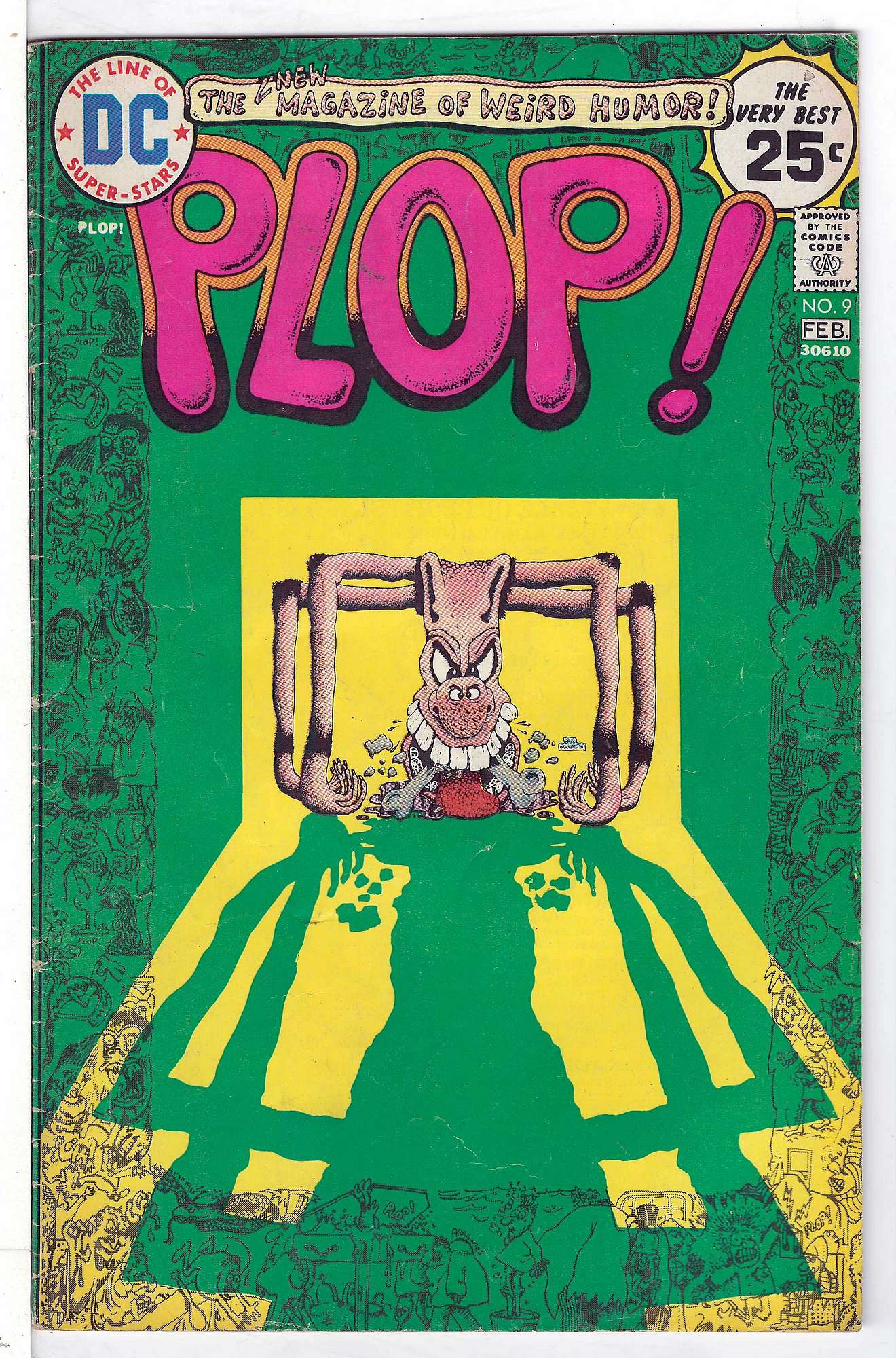 ACTUAL SCAN OF COMIC!<br> Cover of Plop! (Vol 1) #9. One of 250,000 Vintage American Comics on sale from Krypton!