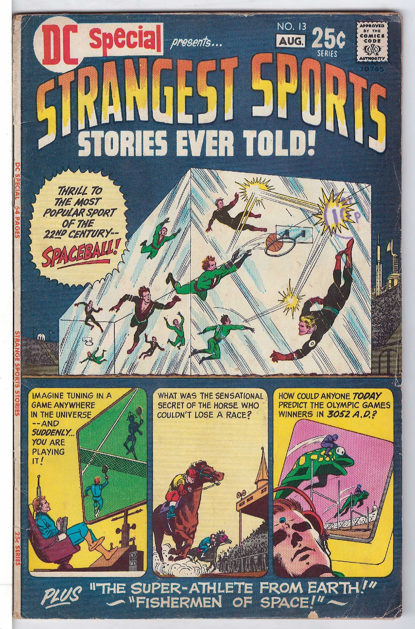 ACTUAL SCAN OF COMIC!<br>Stamp on Cover. 1/2 inch tear on back cover - See Scan Cover of DC Special (Vol 1) #13. One of 250,000 Vintage American Comics on sale from Krypton!