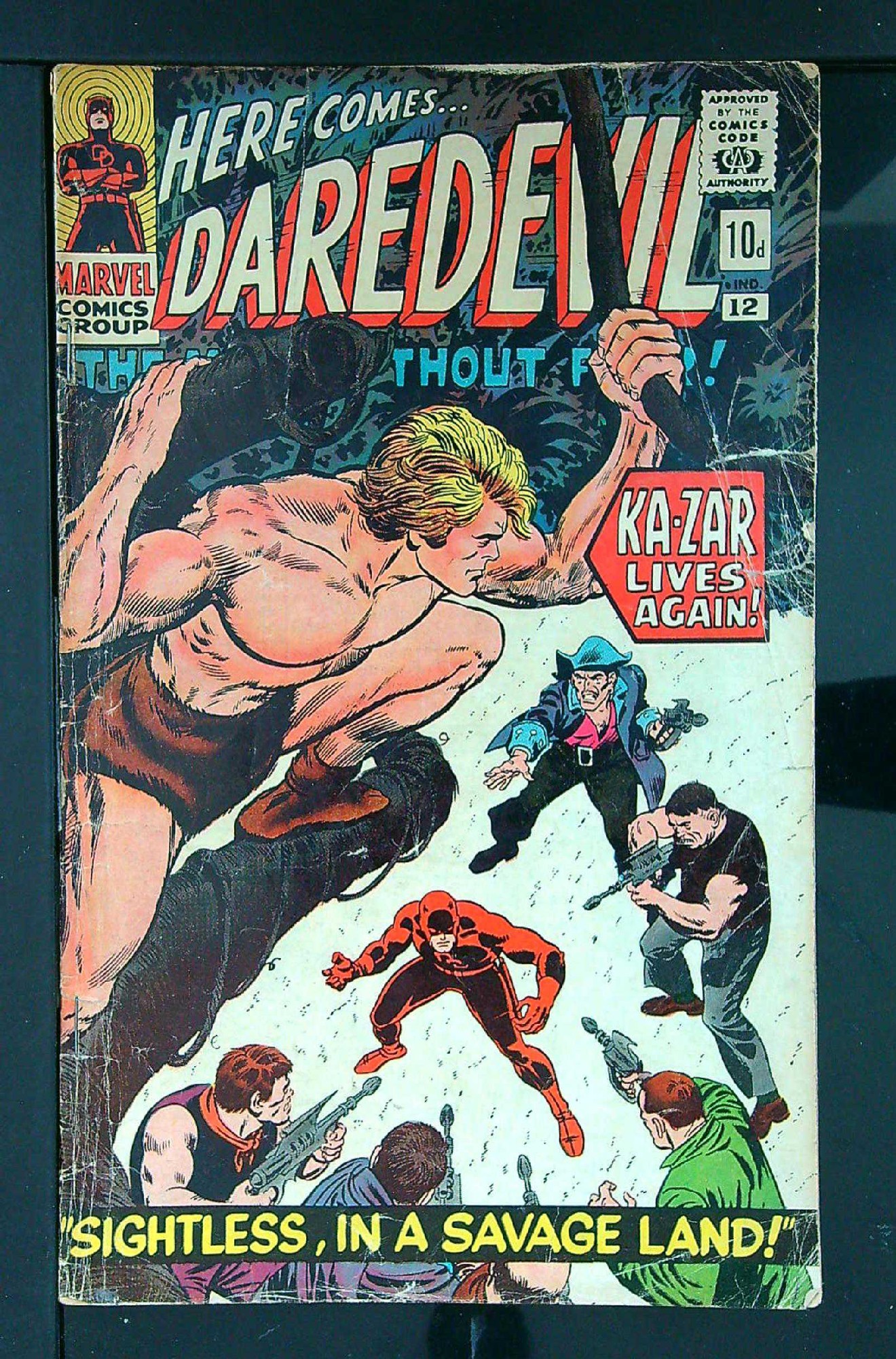 ACTUAL SCAN OF COMIC!<br> Cover of Daredevil (Vol 1) #12. One of 250,000 Vintage American Comics on sale from Krypton!
