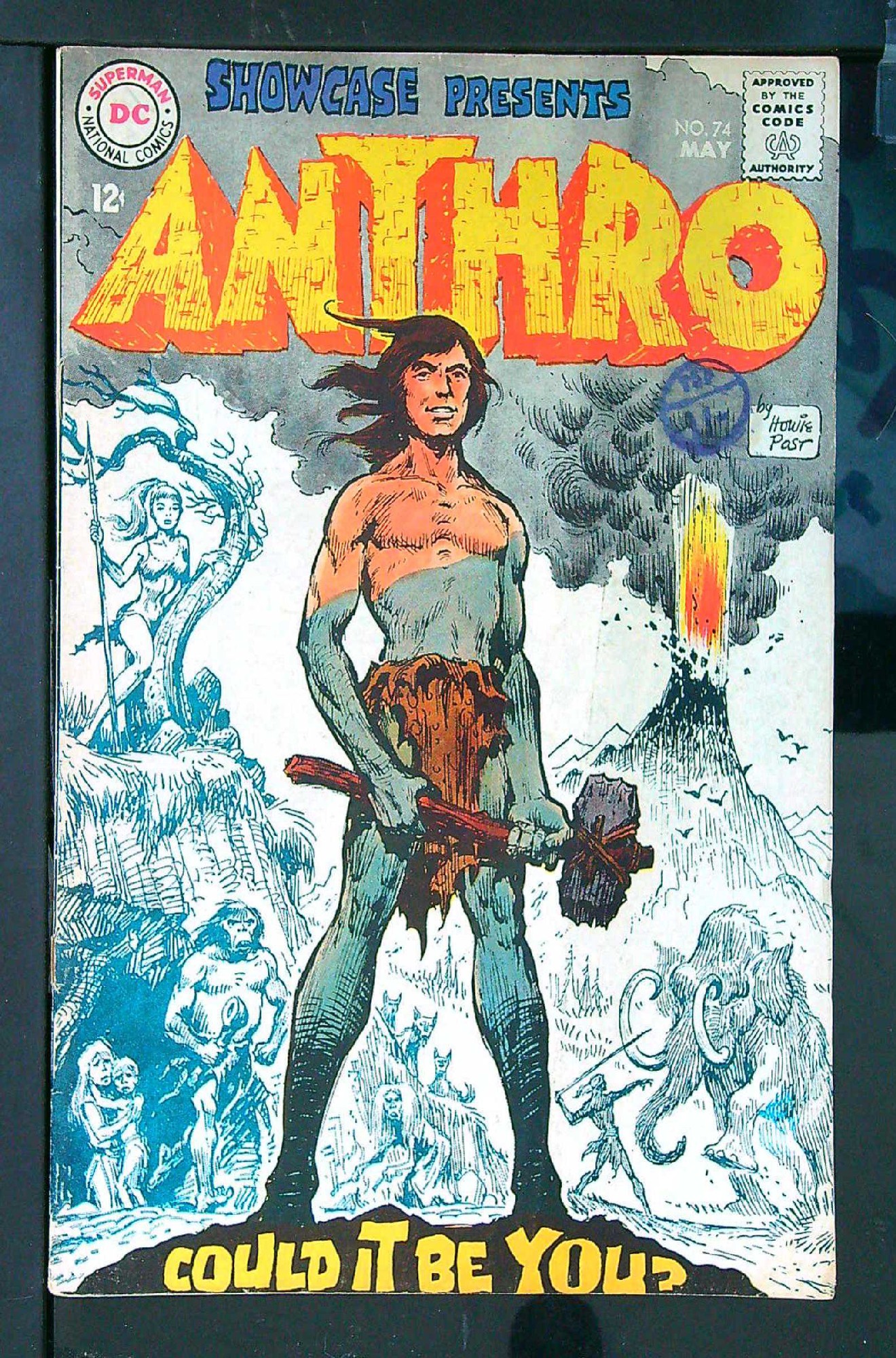 1st Anthro<br>ACTUAL SCAN OF COMIC!<br>Distribution Stamp on Cover - See Scan Cover of Showcase (Vol 1) #74. One of 250,000 Vintage American Comics on sale from Krypton!