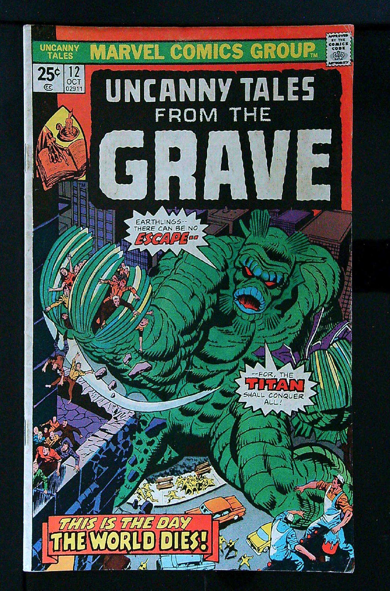 ACTUAL SCAN OF COMIC!<br> Cover of Uncanny Tales (Vol 2) #12. One of 250,000 Vintage American Comics on sale from Krypton!