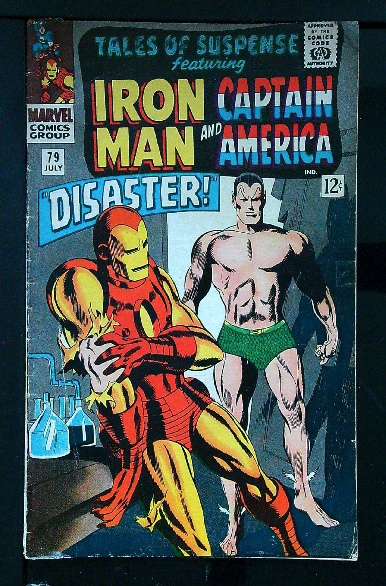 1st Cosmic Cube<br>ACTUAL SCAN OF COMIC!<br> Cover of Tales of Suspense (Vol 1) #79. One of 250,000 Vintage American Comics on sale from Krypton!
