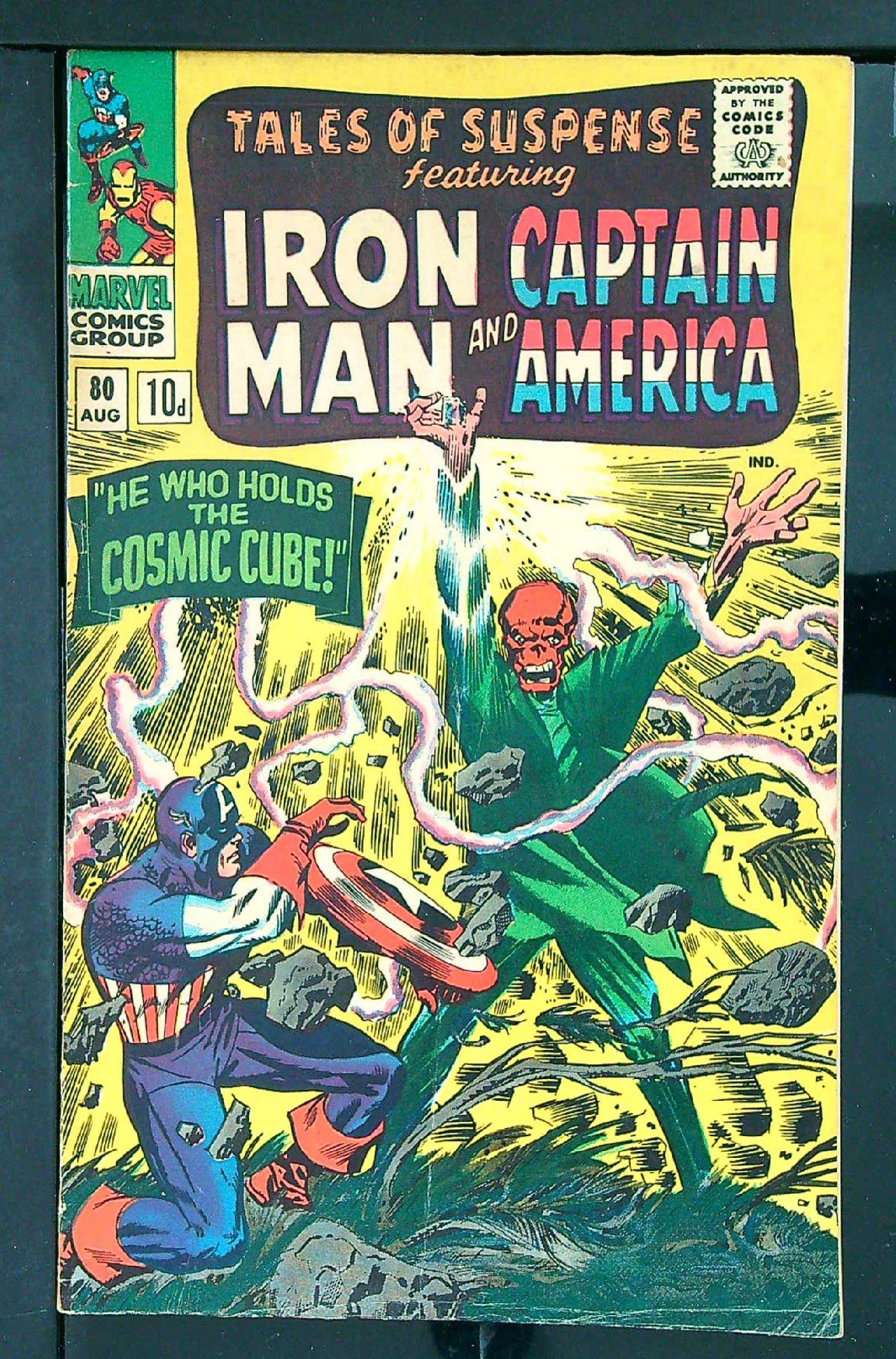 ACTUAL SCAN OF COMIC!<br> Cover of Tales of Suspense (Vol 1) #80. One of 250,000 Vintage American Comics on sale from Krypton!