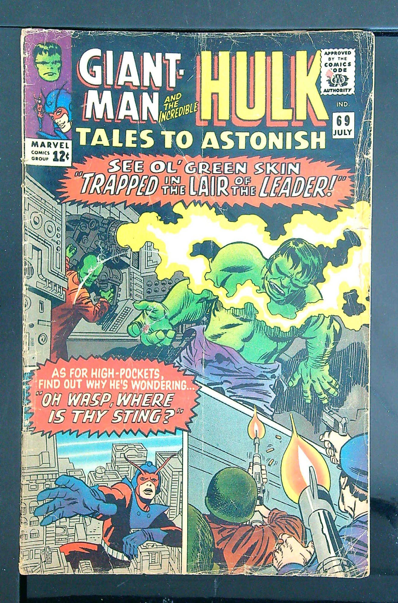 ACTUAL SCAN OF COMIC!<br> Cover of Tales to Astonish (Vol 1) #69. One of 250,000 Vintage American Comics on sale from Krypton!