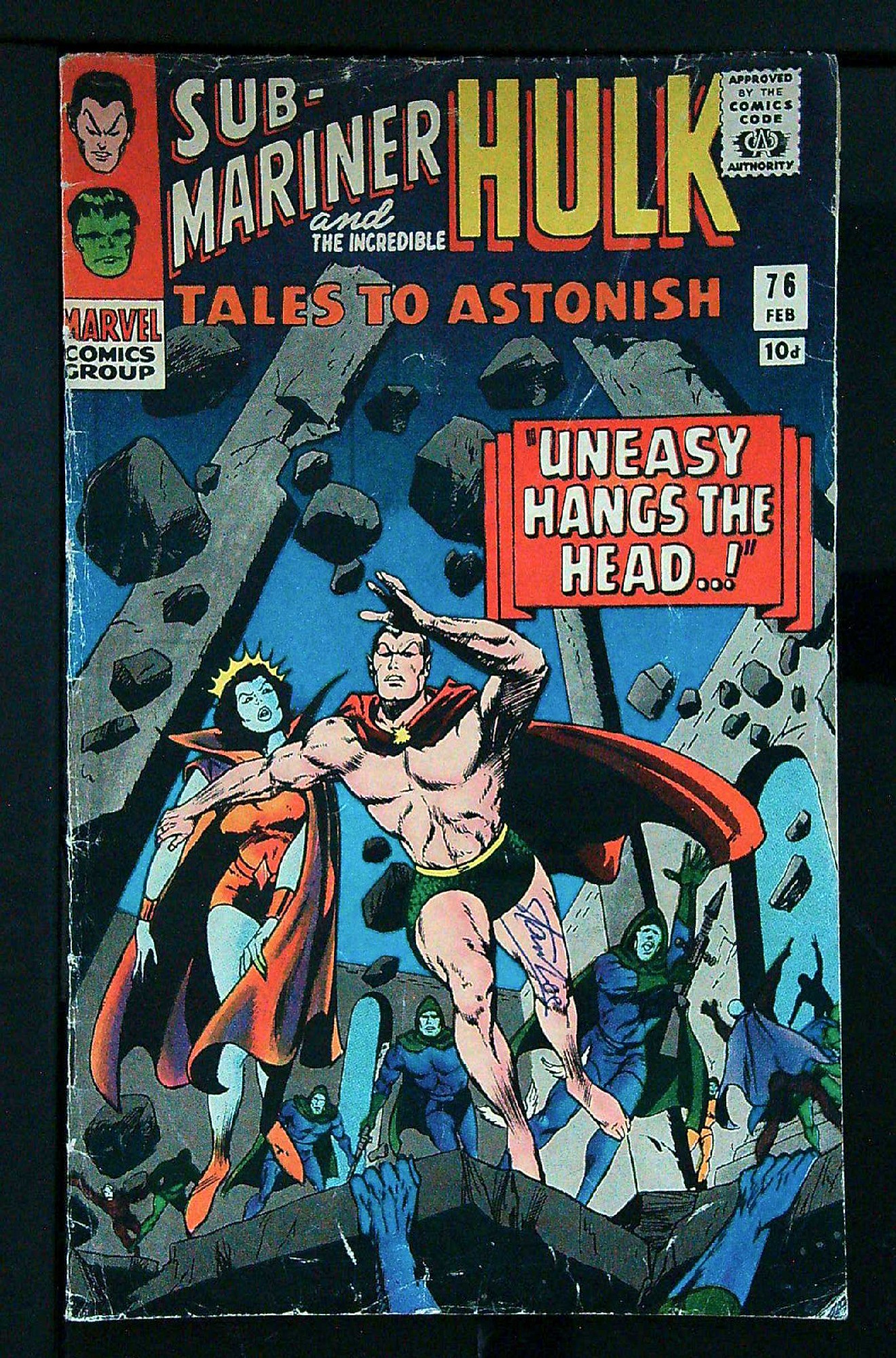 ACTUAL SCAN OF COMIC!<br>Pen on Cover - See Scan Cover of Tales to Astonish (Vol 1) #76. One of 250,000 Vintage American Comics on sale from Krypton!