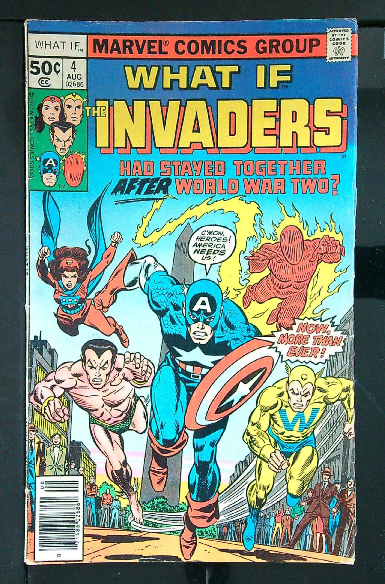 ACTUAL SCAN OF COMIC!<br> Cover of What if? (Vol 1) #4. One of 250,000 Vintage American Comics on sale from Krypton!