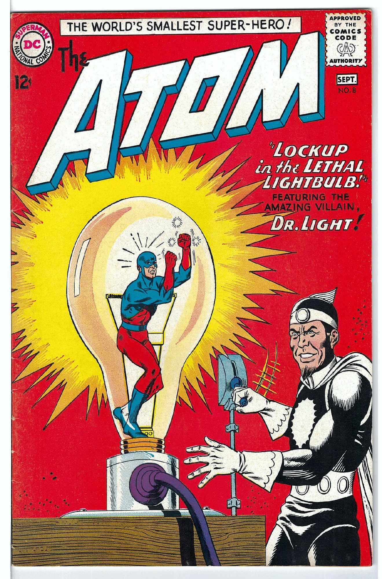 ACTUAL SCAN OF COMIC!<br> Cover of Atom (Vol 1) The #8. One of 250,000 Vintage American Comics on sale from Krypton!
