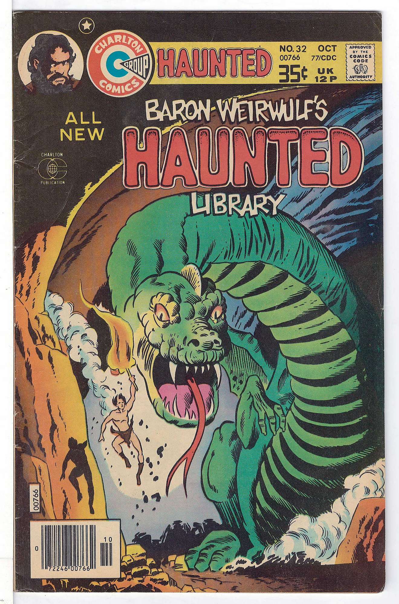 ACTUAL SCAN OF COMIC!<br> Cover of Haunted (Vol 1) #32. One of 250,000 Vintage American Comics on sale from Krypton!