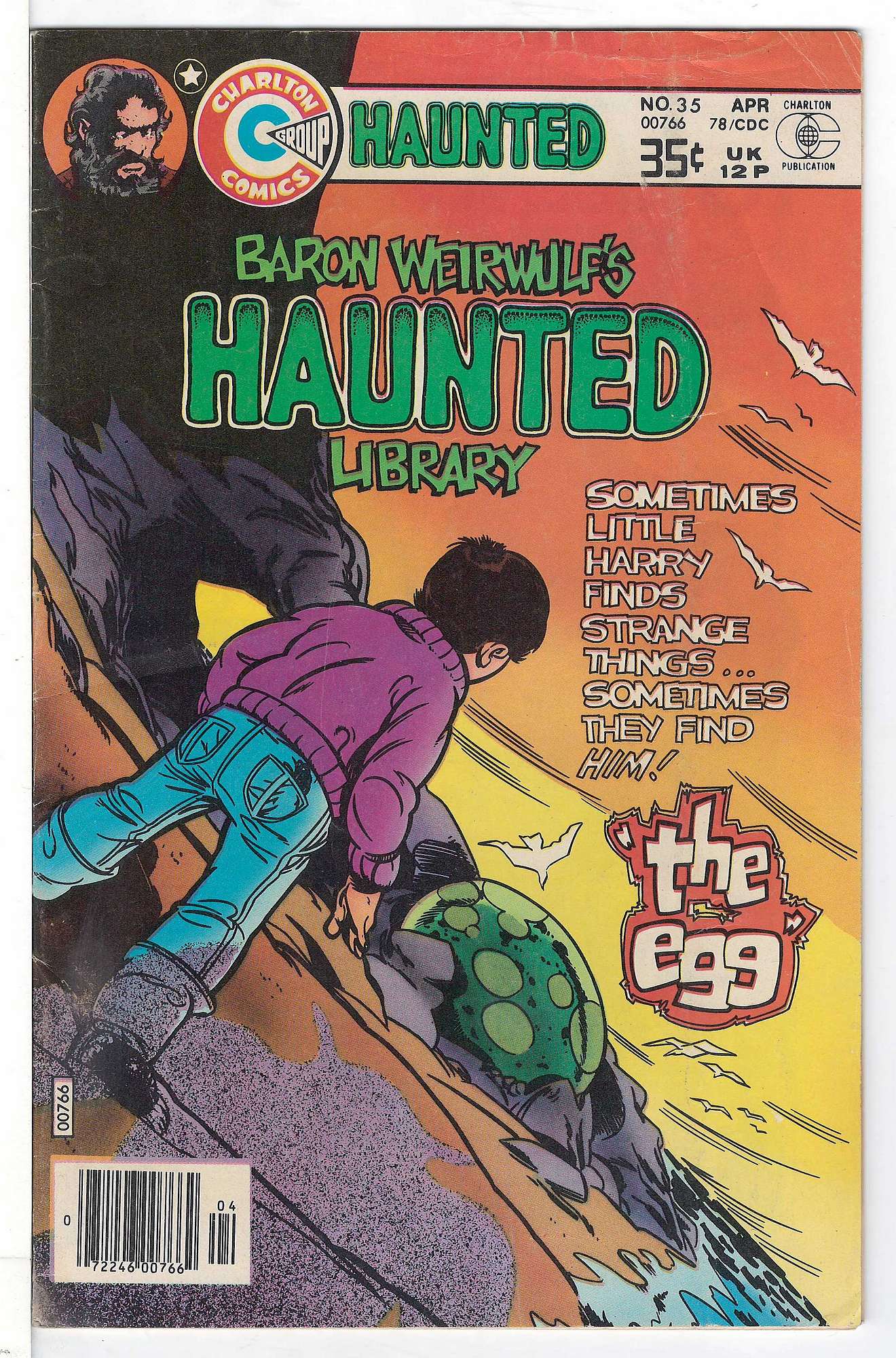 ACTUAL SCAN OF COMIC!<br> Cover of Haunted (Vol 1) #35. One of 250,000 Vintage American Comics on sale from Krypton!