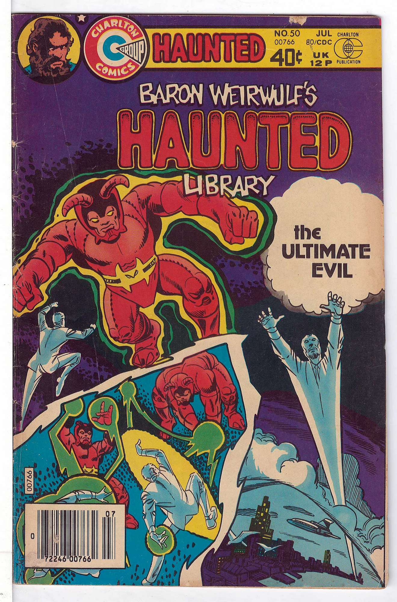 ACTUAL SCAN OF COMIC!<br> Cover of Haunted (Vol 1) #50. One of 250,000 Vintage American Comics on sale from Krypton!