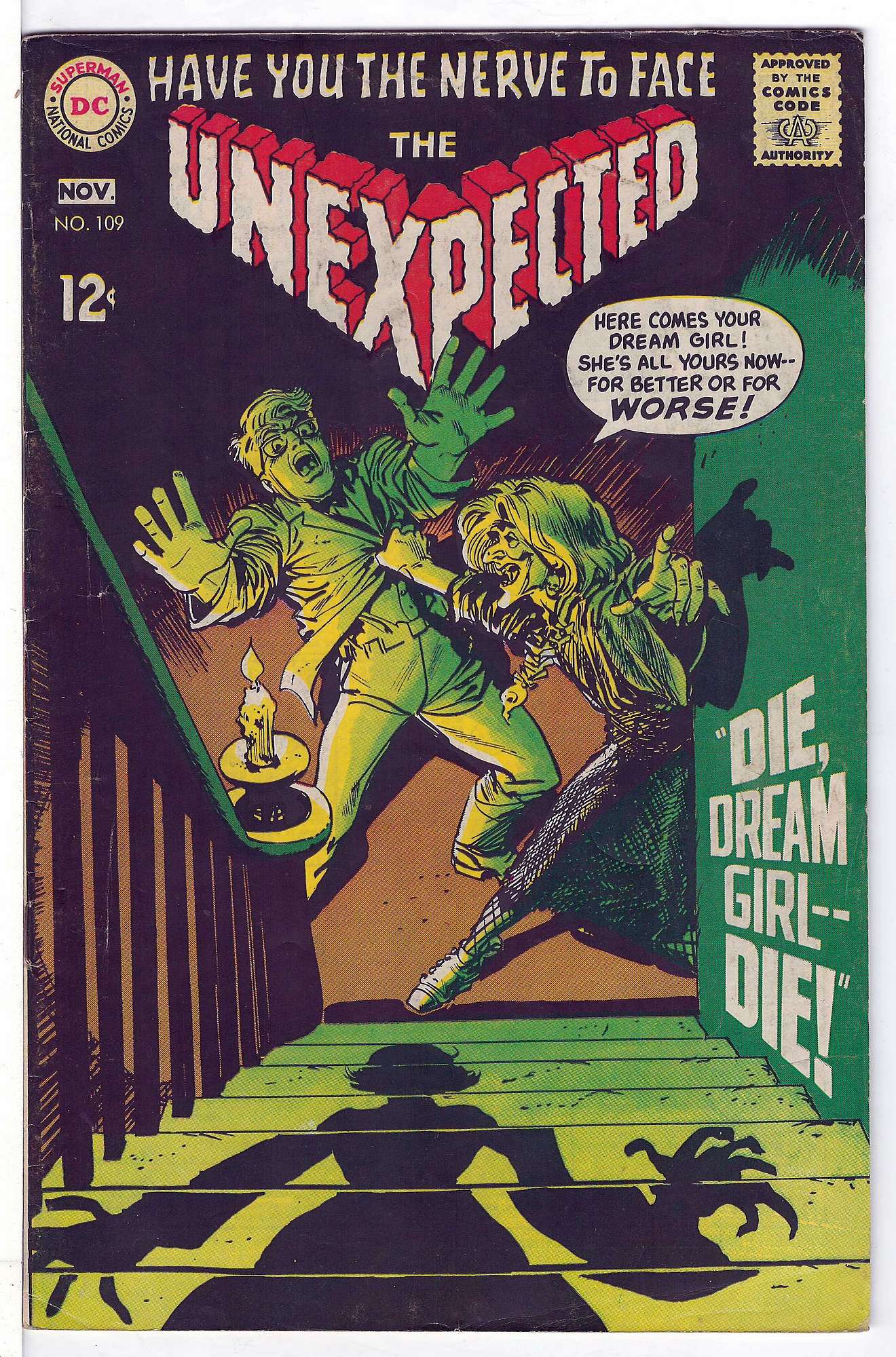 ACTUAL SCAN OF COMIC!<br> Cover of Unexpected (Vol 1) #109. One of 250,000 Vintage American Comics on sale from Krypton!